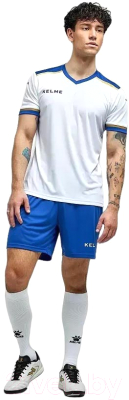 Футбольная форма Kelme Football Suit / 8351ZB1158-104 (4XL, белый)