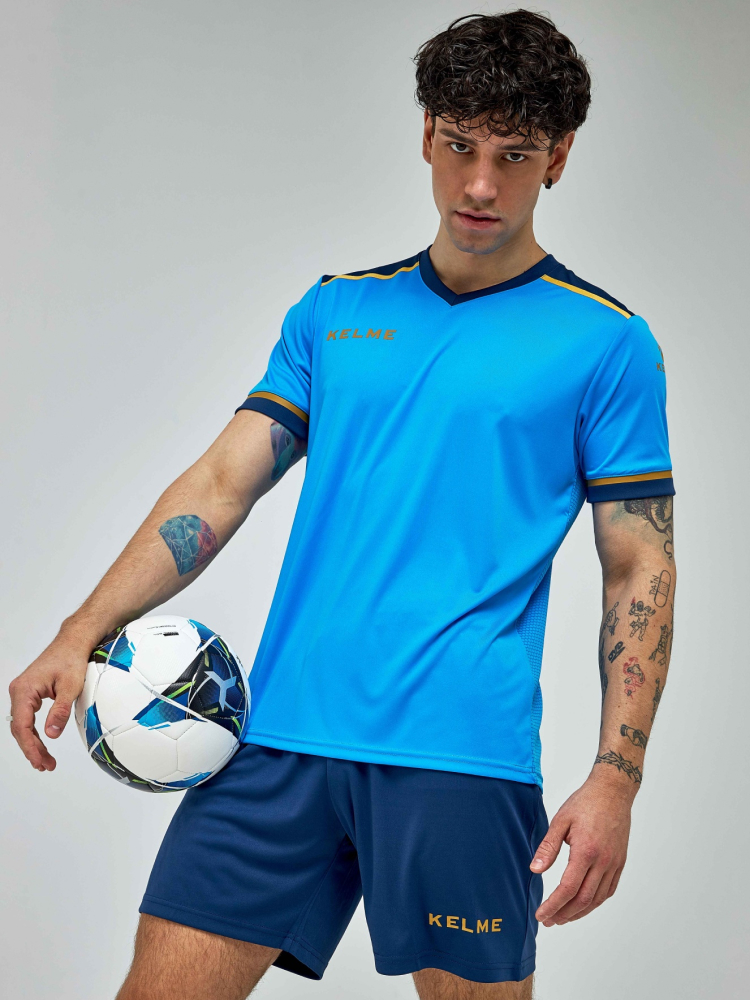 Футбольная форма Kelme Football Suit / 8351ZB1158-996 (XL, голубой) — фото 5