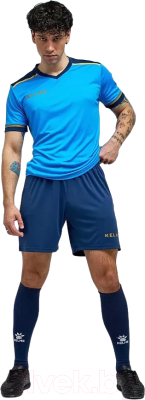 Футбольная форма Kelme Football Suit / 8351ZB1158-996 (XS, голубой)
