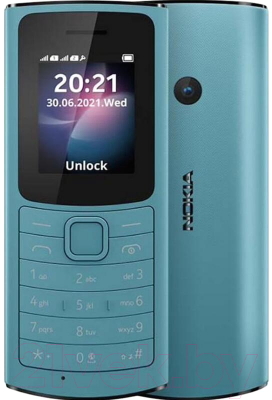 Мобильный телефон Nokia 110 4G DS / TA-1543 (голубой)