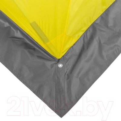 Палатка Helios Delta двускатная / HS-WSD-YG (желтый/серый)