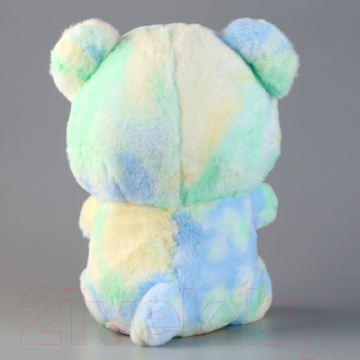 Мягкая игрушка Sima-Land Медвежонок с бусинками / 9878871 (зеленый)