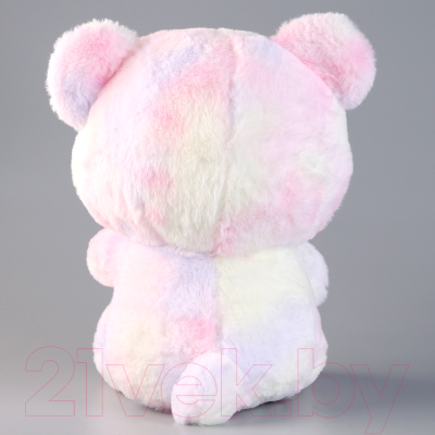 Мягкая игрушка Sima-Land Медвежонок с бусинками / 9878872 (розовый)