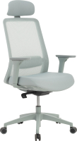 Кресло офисное Riva Work W-218C (светло-серый) - 