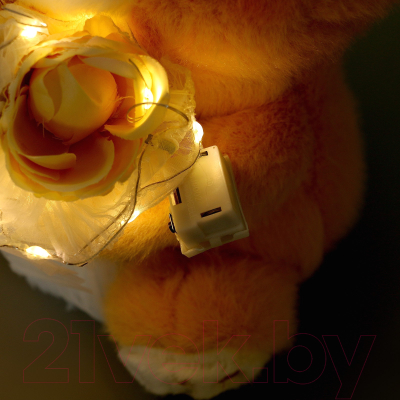 Мягкая игрушка Sima-Land Медведь с букетом / 9824414