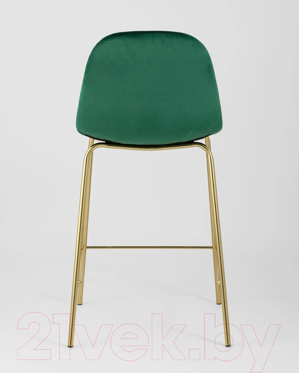 Стул барный Stool Group Валенсия SN полубарный / OS-001CB HLR-56 (велюр зеленый/золотые ножки) — фото 5