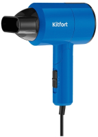 Компактный фен Kitfort KT-3240-3 (черный/синий) - 