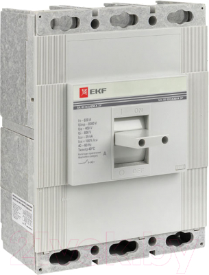 Выключатель автоматический EKF PROxima ВА-99 800/630А 3P 35кА / mccb99-800-630