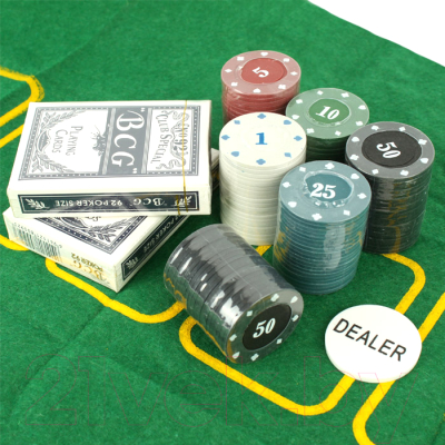 Набор для покера Shark 399041313 (120 фишек)