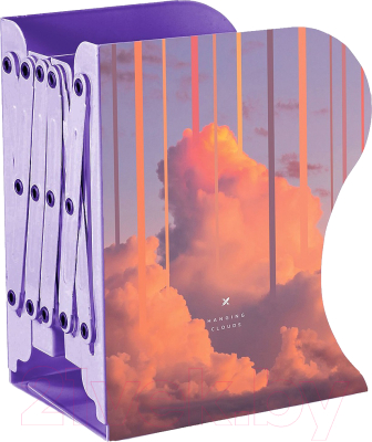 Подставка для книг Lorex Booklover Hanging Clouds / LXBHBL-HC (сиреневый)