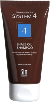 Шампунь для волос Sim Sensitive System 4 Shale Oil Shampoo Для жирных волос против перхоти (75мл) - 