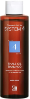 Шампунь для волос System 4 Shale Oil Shampoo Для жирных волос против перхоти (250мл) - 