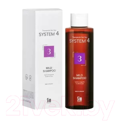 Изображение товара Шампунь для волос System 4 3 Mild Shampoo Для ежедневного применения (250мл)