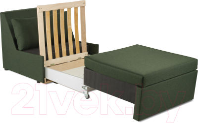 Кресло-кровать Mio Tesoro Такка Fotel 80 Z/F Malmo 37 (Dark Green)
