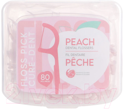 Зубная нить Miniso Macromolecule Smooth Peach / 0635 (80шт)