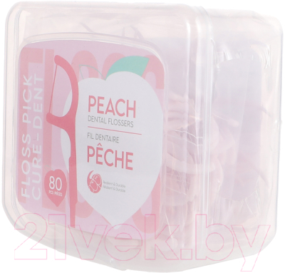 Зубная нить Miniso Macromolecule Smooth Peach / 0635 (80шт)