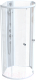 Душевая кабина Radomir Стронг 110x110 / 1-00-1-0-0-1820 (прозрачное стекло/белый) - 