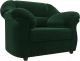 Кресло мягкое Лига Диванов Карнелла / 109608 (велюр зеленый) - 