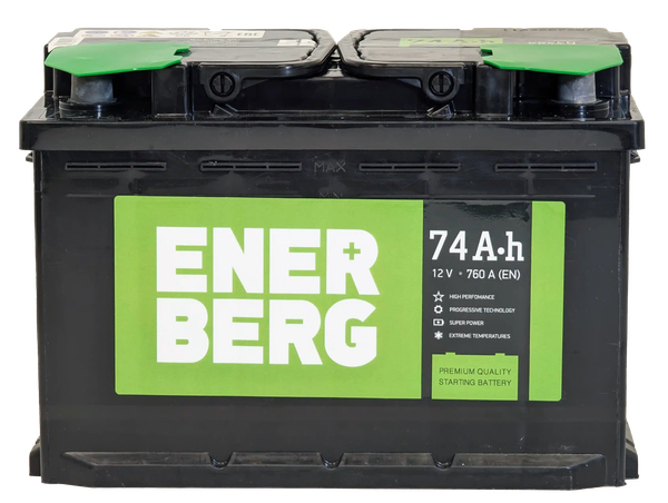 Автомобильный аккумулятор Enerberg 6СТ-74VL L+ 760A (74 А/ч)