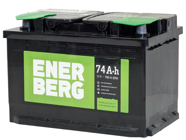 Автомобильный аккумулятор Enerberg 6СТ-74VL L+ 760A (74 А/ч)