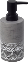 Дозатор для жидкого мыла Bisk Lomo 08394 (серый) - 