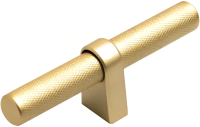 Ручка для мебели Cebi A4241 Diamond PC35 (016мм, матовое золото полимер) - 
