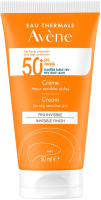 Крем солнцезащитный Avene SPF 50+ без отдушек (50мл) - 