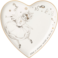 Тарелка столовая обеденная Lefard Wonderland Сердце / 590-537 - 