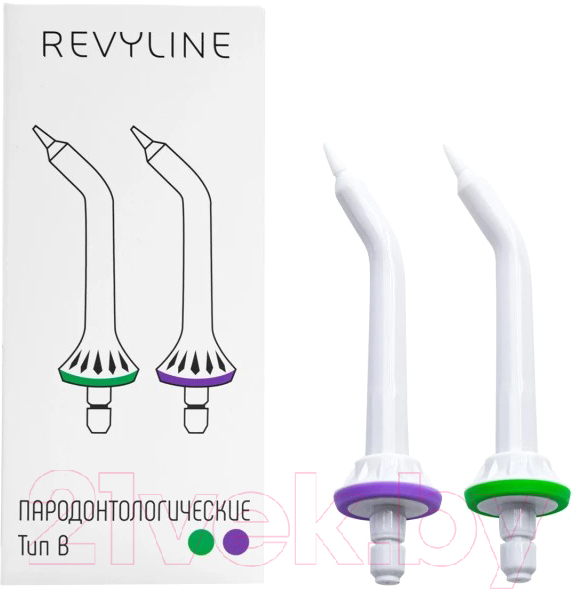 Набор насадок для ирригатора Revyline RL 200/200xl/210 Тип В / 4729 (2шт) — фото 2