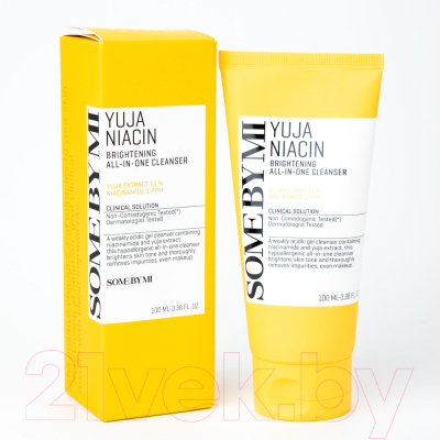 Пенка для умывания Some By Mi Yuja Niacin All-In-One Cleanser Мультифункциональная (100мл)