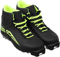 Ботинки для беговых лыж Winter Star Comfort SNS / 9796184 (р.42, черный/лайм/неон) - 