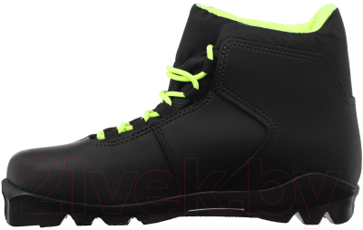 Ботинки для беговых лыж Winter Star Comfort SNS / 9796180 (р.38, черный/лайм/неон)