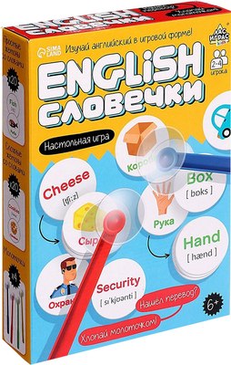 

Настольная игра, Kids. English словечки / 9564926