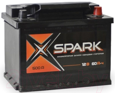 Автомобильный аккумулятор SPARK 500A (EN) L+ / SPA60-3-L (60 А/ч)