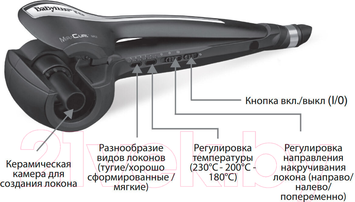 Автоматическая плойка BaByliss MiraCurl MKII BAB2666E