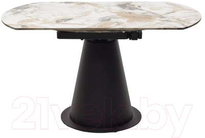 Обеденный стол M-City Teramo 135 / 614M05356 (Grand Jade Solid Ceramic/черный)