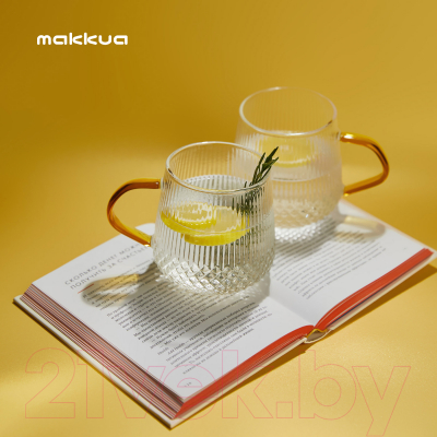 Набор кружек Makkua Ribbed Glassware RC300 (2шт)