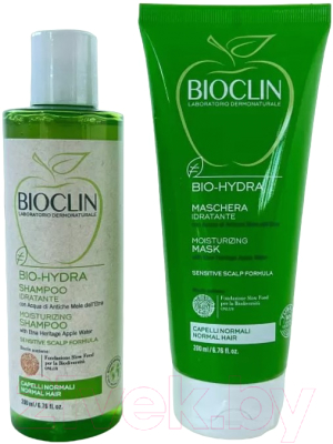 Набор косметики для волос Bioclin Интенсивное увлажнение волос Шампунь 200мл+Маска 200мл