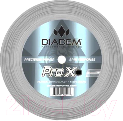 Струна для теннисной ракетки Diadem Pro X Reel 16 / S-REEL-PROX-16 (200м, серый)