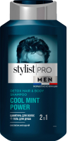 Шампунь для волос Fito Косметик Stylist Pro Men 2в1 (400мл) - 
