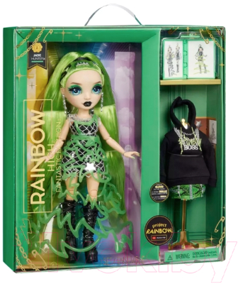 Кукла с аксессуарами Rainbow High Fantastic Джейд / 42099 (зеленый)