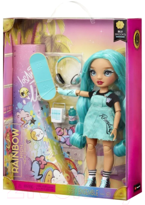 Кукла с аксессуарами Rainbow High New Friends Блу Брукс / 42177 (бирюзовый)