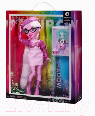 Кукла с аксессуарами Rainbow High Shadow Лаванди Ленни / 42183 (фиолетовый)