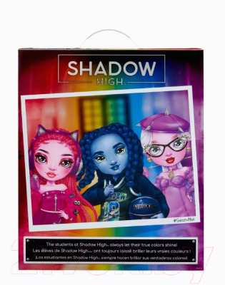 Кукла с аксессуарами Rainbow High Shadow Лаванди Ленни / 42183 (фиолетовый)