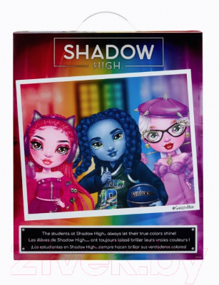 Кукла с аксессуарами Rainbow High Shadow Пинки Джеймс / 42185 (фуксия)