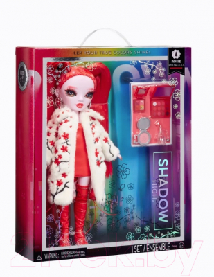 Кукла с аксессуарами Rainbow High Shadow Рози Редвуд / 42181 (красный)