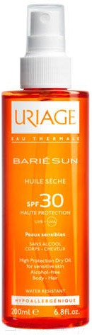 Спрей солнцезащитный Uriage Bariesun SPF 30 Сухое масло