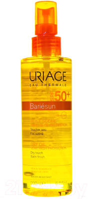 Спрей солнцезащитный Uriage Bariesun SPF 50+ Сухое масло (200мл)