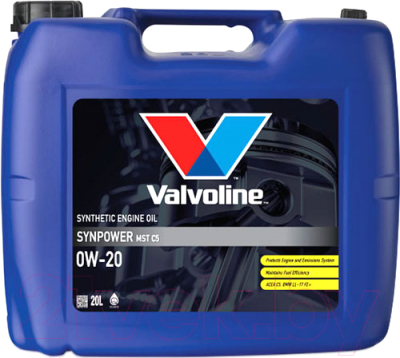 Моторное масло Valvoline SynPower MST C5 0W20 / 886743 (20л)