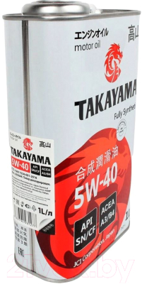 Моторное масло Takayama Adaptec 5W40 A3/B4 SN/CF / 605586 (1л)
